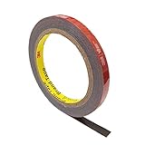 3M Double Sided Tape,Heavy Duty Double Sided Tape, 16.2 FT Length, 0.39IN Width，Black Waterproof...