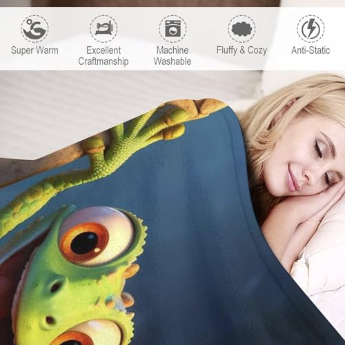 Couverture de balcon et camping caméléon en flannel douce - 4