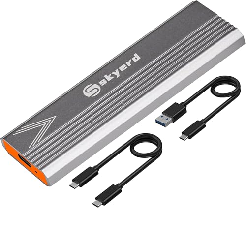 Skyerd M.2 NVMe PCIe 512GB A~jE |[^u OtSSD (SSDt) USB3.1 Gen2 (USB-C 10Gbps ő1050MB/b) fXNgbv/m[gp\R/MacȂǂɑΉ O[