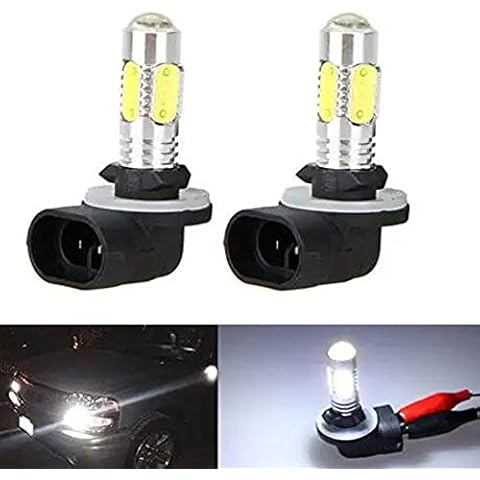 XTAUTO 2x 6000K White High Power 881 886 889 894 COB LED Fog Driving Light Bulbs Cover
