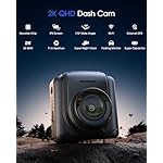 Dash Cam WiFi 2K, Car Camera with APP, Front Dash Camera for Cars, Mini Dashcams with WDR Night Vision, 24 Hours Parking Monitor, Loop Recording, G-Sensor - Image 3