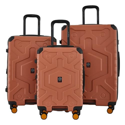 Image of Wrangler ATG Outland Expandable Hardside Luggage, Raw Sienna, 3 Piece Set
