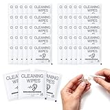 Hearing Aid Cleaning Wipes Individually Wrapped in Bulk, Audio Earbud Earplugs Towelettes Hearing Aids Travel Size Removal Earwax Cleaner Wipe for Headphone, Screen, Lens, 7.1 x 4.7 Inch (200 Pack)