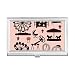 Amusement Park Facilities Black Outline Business Card Holder Case Pocket Box Wallet