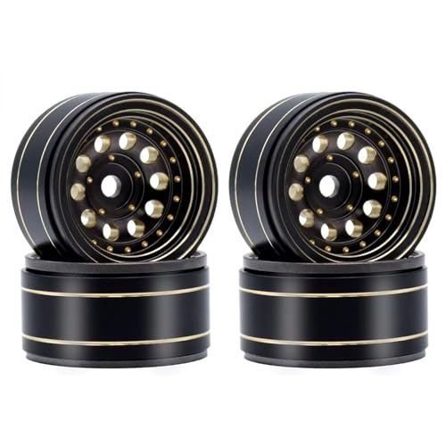 Jantes RC beadlock 1.0 en laiton contre les tonneaux de votre SCX24 FCX24