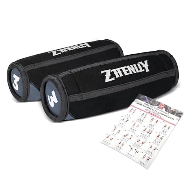 Hand Weights Sets for Walking - Comfort Fit - 1lb, 2lbs, and 3lbs Soft Walking Weights sets for Women & Men in Physical Therapy, Jogging, Running, and Aerobics