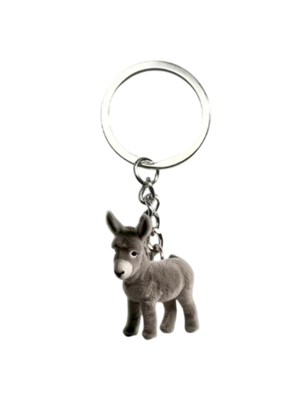 CMJ™ Flat Acrylic Cute Donkey Keyring Gift for Animal Lovers Keychain