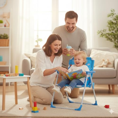 Image of ARUP Folding Kids Chairs Practical Portable for Garden, Outside Trips, Beach, Fishing, Hiking, Camping, Furniture Lawn, Pool, Travel & Outdoor Chair