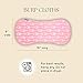 Dodo Babies Burp Cloths for Babies - Soft Cotton Front & Fleece Back - Contoured Fit for Newborn Essentials - Pack of 5, 2 Pacifier Clips, Pacifier Case, 19 x 9 in