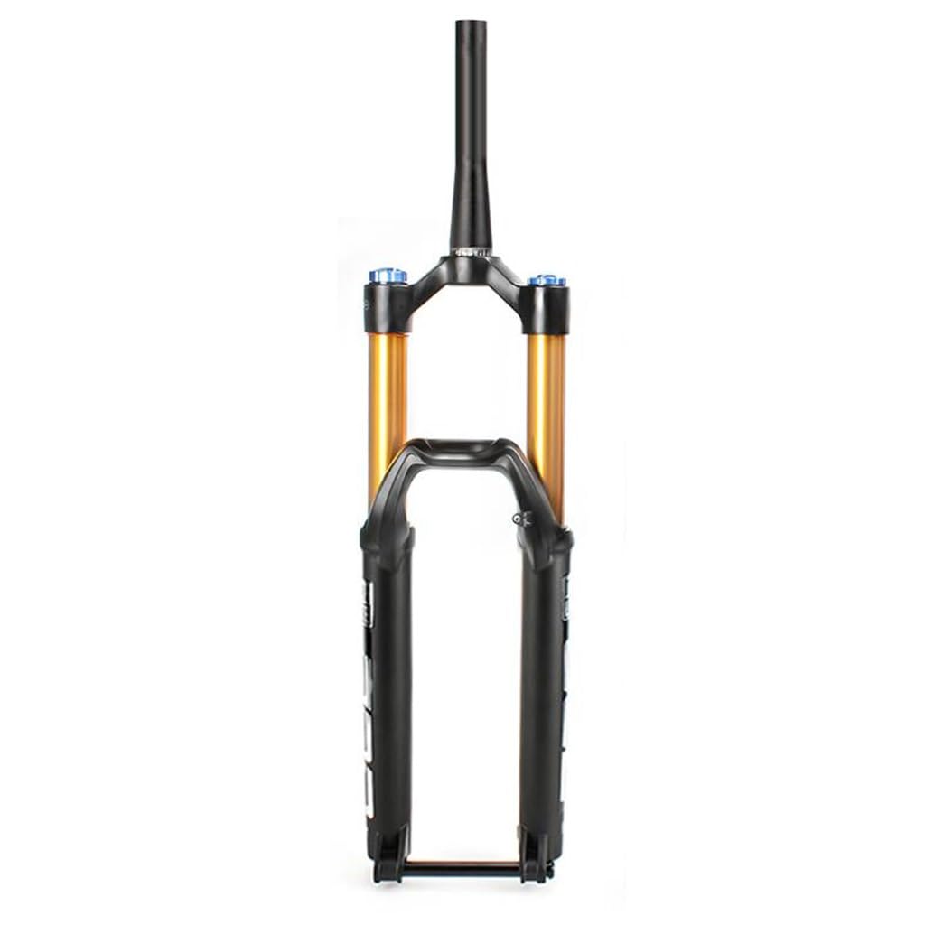Widelec MTB 27,5 29 cala ze stopu aluminium, rura stożkowa 1-1/2", przedni pistolet do roweru górskiego, ręczny kołek blokujący 15 x 110 mm