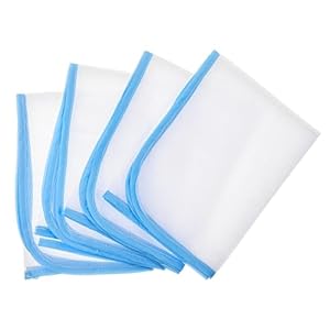 Teaaha Protective Ironing Cloth, 4 Pack Pressing Cloth to Protect Clothes, Protector Insulation Mat Scorch Saving Mesh Ironing Board Cover Pad Press Cloth Scorch Iron Cloth