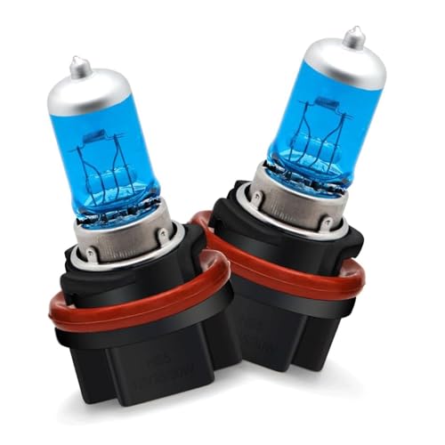 SOFOC-HS5 12V 35W Blanco Halógeno Faro Luz Antiniebla Luz Alta/Baja Alta Luminosidad para Motocicleta y Automóvil 1000LM 2Piezas