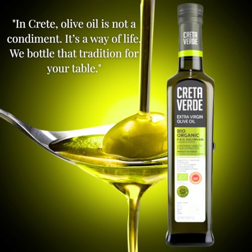 Aceite de oliva extra virgen orgánico Creta Verde 33.8 fl oz miniatura 2