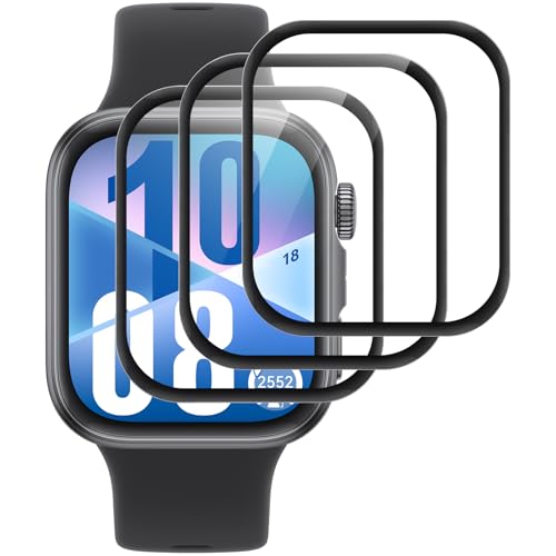 Joeyu (3 Piezas) Protector de Pantalla para Huawei Watch Fit 4 – Protector Pantalla，Dureza 9H, Anti-roturas, Sin Burbujas, Antirayaduras, Cristal Para