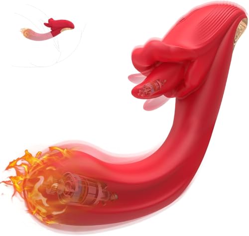 Vibradorador Mujer Juguetes Eróticos Pareja Sexuales Grande Dildo Realista Vibrador Punto G Vibradores Consoladores.. para Mujer con Vibración Masajeador de Clítoris Femenino Sexualmujer 10 Modos