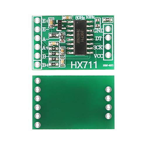 aitrip 6pcs hx711 weight weighing load cell conversion module sensors adc module for measure force pressure displacement strain torque acceleration