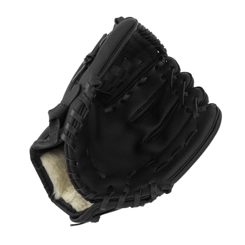 Baseball Glove, Softball Field Glove, Professional Enhanced Grip for Youth and Adult Training (Black)