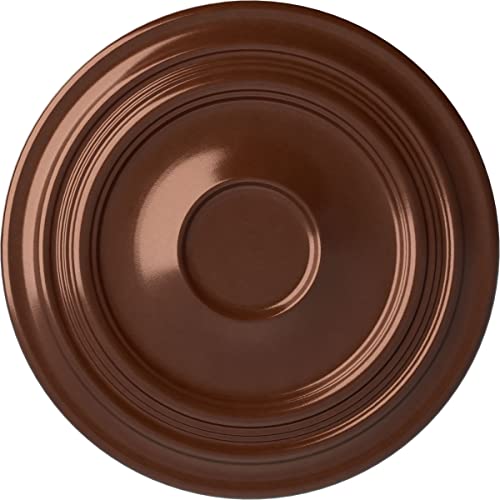 Ekena Millwork CM24TRCPS - 24 3/8"OD x 1 1/2"P Traditional Ceiling Medallion (Fits Canopies up to 5 1/2") - Ceiling Medallion, Copper Penny