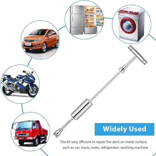Sonrinss T-Bar Dent Puller - Car Dent Puller Remover Set, Dent Hammer, Car Dent Removal Tool Suitable for Car dents/Auto Dent Removal/Hail Damage — view 6