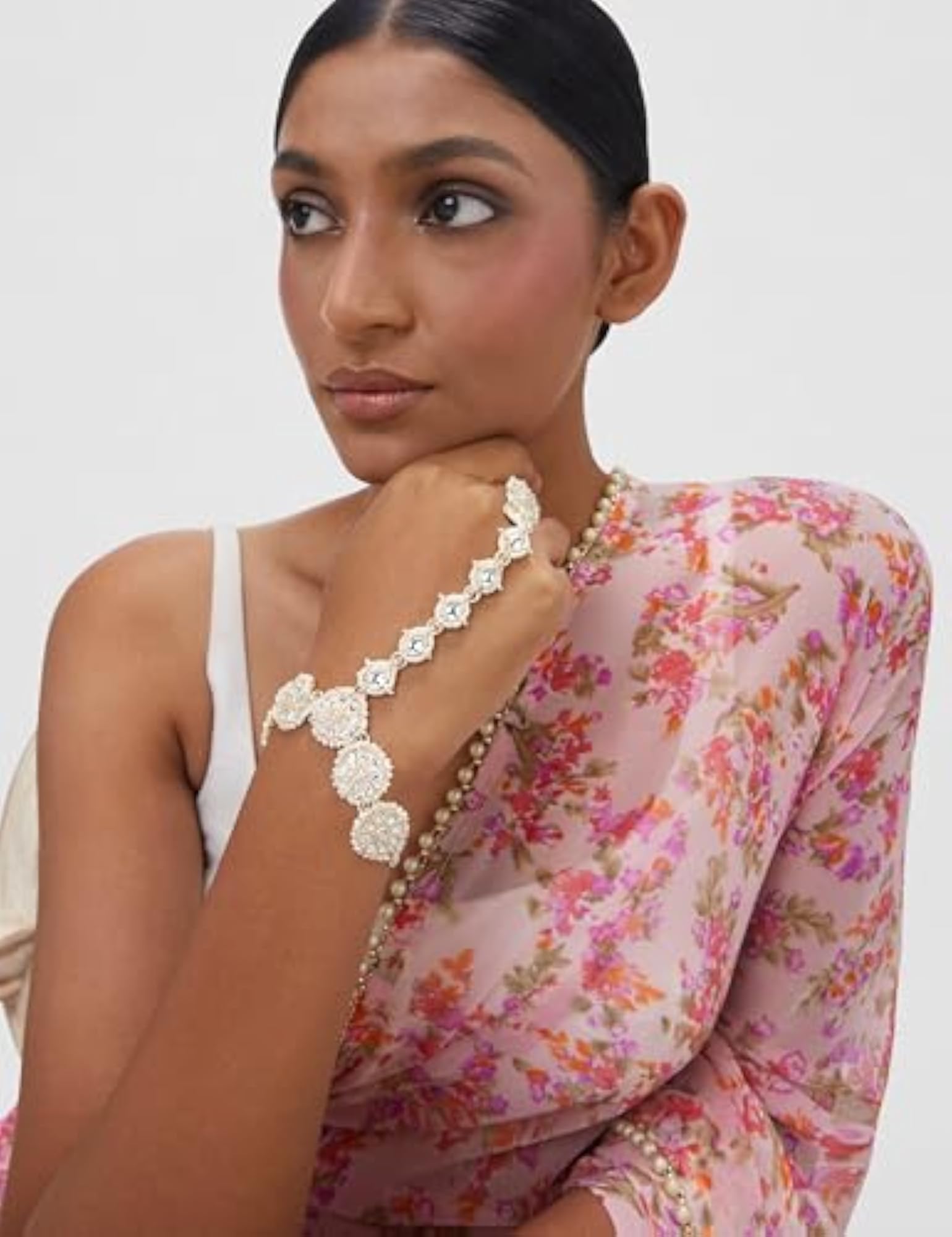 Gold Plated Kundan Studded Ethnic Bridal Haath Panja