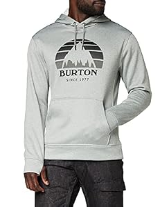 Burton Oak Seasonal Fleece Pullover Gray Heather