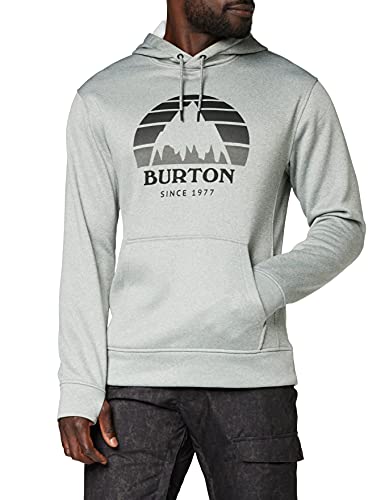 Burton Oak Seasonal Fleece Pullover Gray Heather