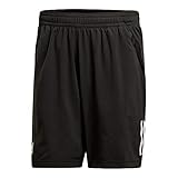 adidas Men's Tennis Club 3 Stripes Short, Black, Medium