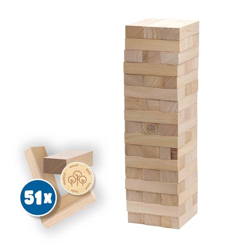 Juego de bloques de madera XXL SES Creative 02313 para niños 2