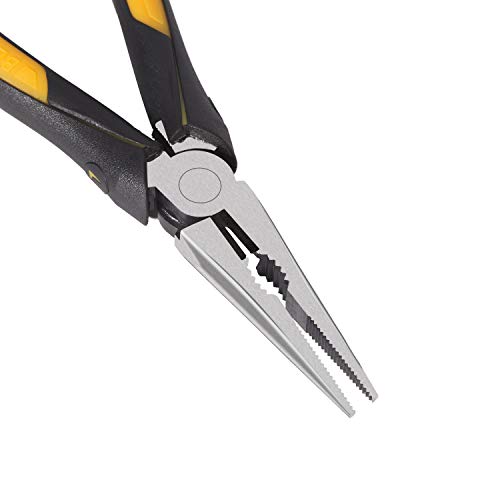 Leadbrand Needle-Nose Pliers With Side Cutter, Labor-Saving Design, Chrome Vanadium Steel #TOP4
