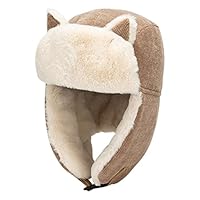 Bonnet D'hiver Avec Fausse Fourrure - Style Ushanka Réglable - Pour Ski, Randonnée, Grand Froid