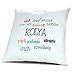 Produktbild Kopfkissen mit Namen Kolya - Motiv Positive Eigenschaften, 40 cm, 100% Baumwolle, Kuschelkissen, Liebeskissen, Namenskissen, Geschenkidee, Deko