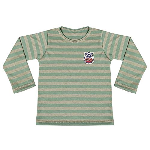Pijama Look Jeans Menino Longo Verde - VERDE - 03