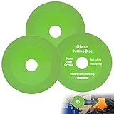 4 Inch Glass Cutting Disc for Angle Grinder, Ultra-Thin Glass Cutting Disc Ceramic Diamond Cutting Tool Glass Grinding Saw Blade Wheel