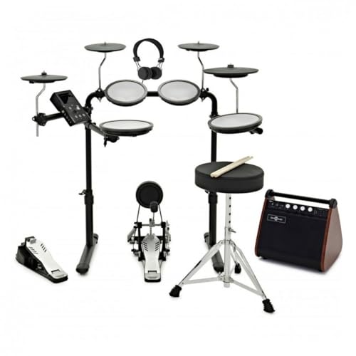 VISIONDRUM-PRO Electric Drum Kit with Headphones - Mesh Pads Electronic Drum Set for Kids and Adults option