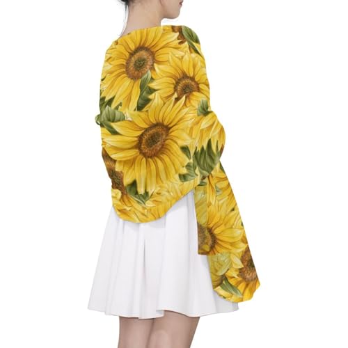 Lightweight Long Scarf Chiffon Shawls and Wraps for Women Fall Winter4