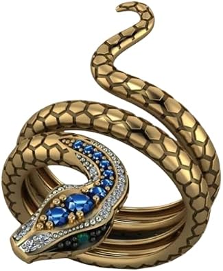 Snake Ring Men And Women Gothic Jewelry Retro Animal Fashion Personality Alloy Ring