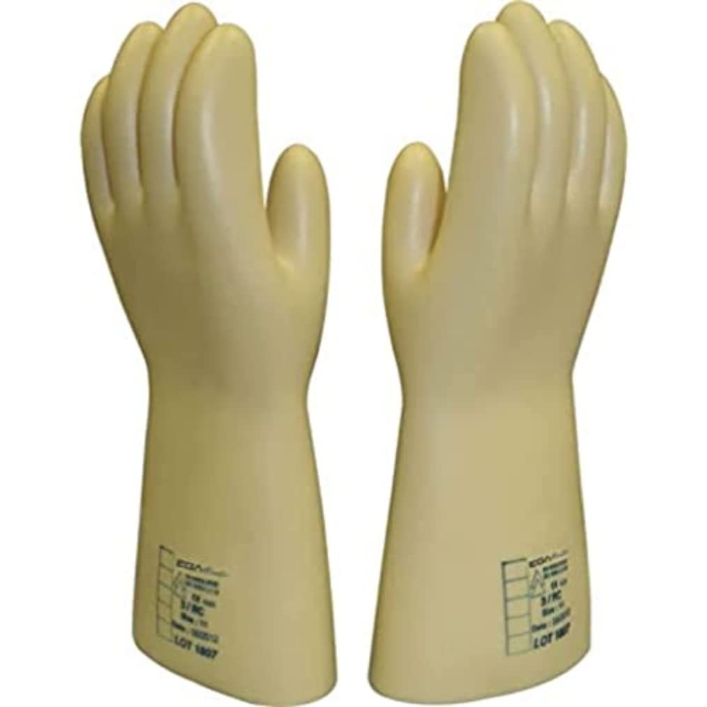 EGA Master 73539 Guantes Aislantes con Clase 00, Talla 8