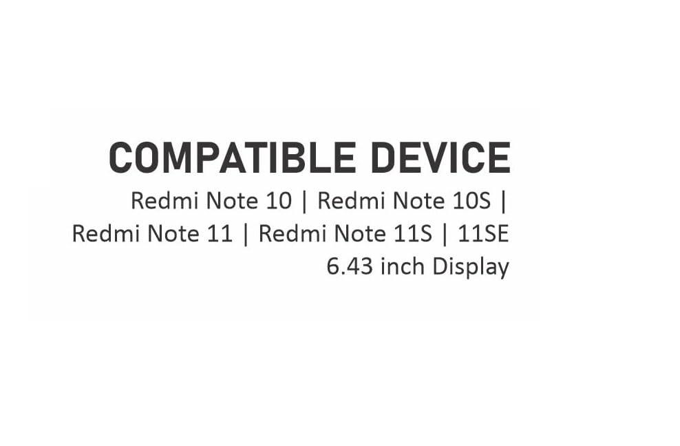 Image of HD Tempered Glass Screen Protector Compatible for Redmi Note 11 / Redmi Note 11S with Edge to Edge coverage and Easy Installation kit