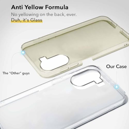 Image of Jkobi Lifetime Anti-Yellow Clear Back Cover Case for Vivo T2x (Sleek Hard Crystal | Shockproof and Camera Protection)