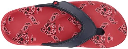 Spenco Women's Yumi Americana Flip-Flop, Navy/Red, 9 Wide | Image 4