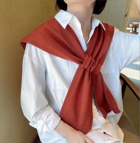 Sweater Shawl Wraps Women Solid Pashmina Shawls and Wraps Knitted Sweater Shawl Scarf Cardigan Cape Cashmere Shoulder Top4