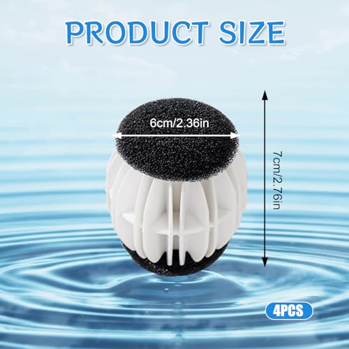 Tierhaarentferner Waschmaschine, 4pcs Waschmaschine Anti Fussel Bälle, Hundehaare Katzenhaarentferner Waschmaschine, Wiederverwendbar Fusselbälle, für Entfernt Tierhaare, Flusen, für Waschmaschine
