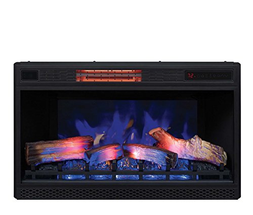 Classicflame 3D Infrared Quartz Electric Fireplace Insert Plug And Safer Sensor, 32" #TOP3