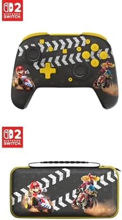 Paquete de control inalámbrico Turtle Beach Rematch para Mario Kart World Nintendo Switch 2 + estuche rígido Turtle Beach PlayTrek para Mario Kart World Nintendo Switch 2 por Turtle Beach