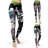 Damen Ladies Mesh Leggings Leggings Hose Yogahose Damen Sport-Leggings Jogginghose Printed Streifen Hüfthose Strumpfhose Leggins Hose Strumpfhose Schwarz Workout Stretch High Elastic Yoga Hosen Yoga Pants Damen Leggings Strumpfhose Active Running Hosen casual pants Workout leggings Haremshose Jogginghose Yoga Pilates Hosen Freizeithosen Weiche Modal Lange Hose für Damen Laufhose Dance Leggings mit hoher Taille Stretchhose