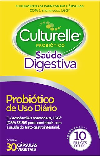 Culturelle Probiótico Saúde Digestiva, Suplemento Alimentar Diário, Com Lactobacilos, Sem Glúten, Se