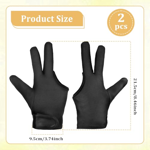 image for Ptwola 2pcs Heat Resistant Gloves for Hair Styling, Professional Heat 