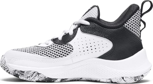 Under Armour Unisex Pre School Curry 3Z 24, (100) White/Black/Black, 2.5, US