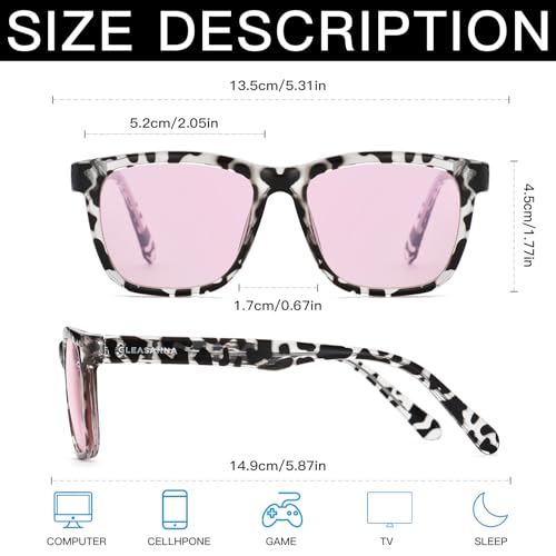 Image of Blue Light Glasses for Woman, AR Coating, Sleep Computer Gaming Glasses, Anti Eyestrain and UV Glare Protection