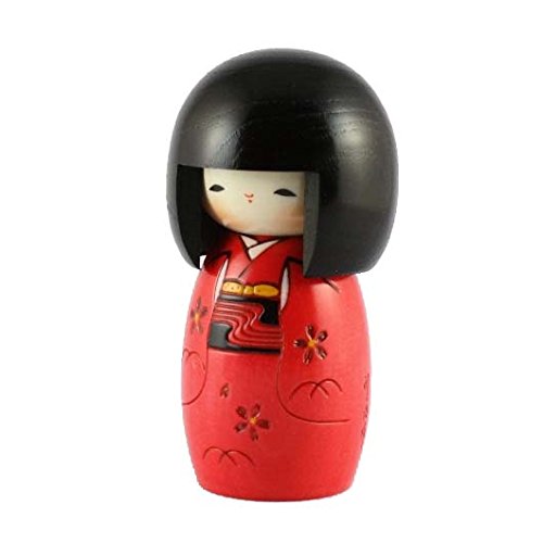 Kokeshi Niña con Kimono, muñecas tradicionales japonesas thumbnail